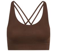 Hey Honey - Women's Criss-Cross Bra Always Dressed - Sports bra size XS, brown