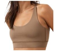 Hey Honey - Women's Criss-Cross Bra - Sports bra size S, brown