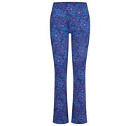 Hey Honey - Women's Flared Leggings Flower Daze - Tracksuit trousers size L, blue