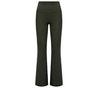Hey Honey - Women's High-Waist Leggings Flared Always Dressed - Tracksuit trousers size XS, olive
