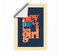 Hey How Are You Typography Unframed Wall Art Print A3 (42×29.7cm), Wall Decor for Living Room, Bedroom, Office & Home, Art Gift
