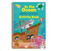 HEY HUGO | In The Ocean Wipe Clean Activity Book and Pen Set | A4 Kids Handwriting Practice Writing Books with Wipe Clean Pens | Activity Book for Endless Writing Adventures Ages 3+