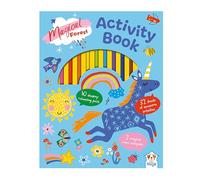 HEY HUGO | Magical Forest Kids Activity Books | Set of 2 Notepad with 10 Tip Pens | Toddler Books for Drawing, Colouring & Puzzles | Lined and Plain Notepad | Children 5+ Kids Activity Packs