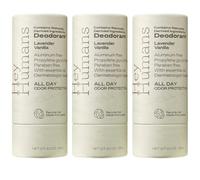 Hey Humans Lavender Vanilla Women's Aluminum Free Deodorant with Natural Ingredients, Coconut Oil & Shea Butter | Vegan, All Day Odor Protection | Eco-Friendly Packaging, 57 ml - Pack of 3