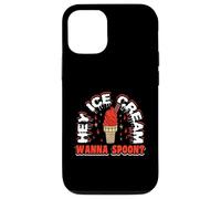 Hey ice cream wanna spoon - Ice Cream Case for iPhone 12/12 Pro