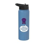 Hey I'll Be Your Phlebotomist Today Phlebotomy Medical Tech Stainless Steel Insulated Water Bottle