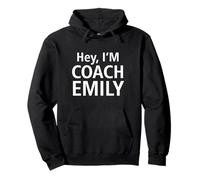 Hey I'm Coach Emily, Professional Coaching Pullover Hoodie