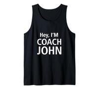 Hey I'm Coach John - Life and Sports Coaching Tank Top