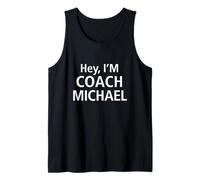 Hey I'm Coach Michael - Life Coaching, Personal Development Tank Top