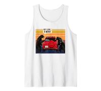 hey look the menu mountains forest camping wilderness bear Tank Top