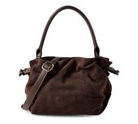 Hey Marly Cool Companion Suede Handbag Genuine Leather 28 cm brown
