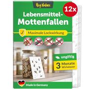 Hey Nature Pantry Moth Traps, 12 Pack, Non-Toxic Food Moth Traps