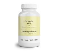 Hey Nutrition CoEnzyme Q10 Supplement - 100mg of Premium Ubiquinone - Boosts Antioxidant Enzymes - Contributes Nutrition for Vital Organs - Non-GMO & Pesticide-Free - UK Manufactured - 60 Softgels