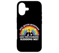 Hey Quick Question Are You Fcking Kidding Me Funny Sarcastic Case for iPhone 17