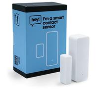 hey! Smart Contact Window & Door Sensor - Alexa/Google Compatible Home Security Systems - Control Smart Plugs w/Door Motion Sensor Lights Indoor Automation - No Hub Required Smart Home Accessories