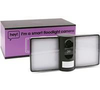 hey! Smart Outdoor Security Camera Sensor Light Outdoor Floodlight- Wifi 2.4Ghz Outdoor Security Lights with Motion Sensor 12m/Night Visibility 10m - Motion Sensor Lights Outdoor IP65 Waterproof