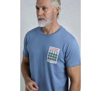 Hey Teacher Back Print Artist T-Shirt Weird Fish Mid Blue M