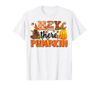 Hey There Pumpkin Autumn Tree Hello Fall Thanksgiving Costum T-Shirt