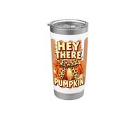 Hey There Pumpkin Coquette Leopard Stainless Steel Insulated Tumbler