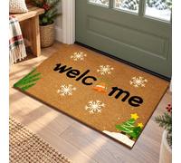 Hey There Pumpkin Welcome Mat, Natural Coir Fall Door Mat with Non-Slip Base, Hello Pumpkin Entrance Rug for Autumn Thanksgiving, Indoor Outdoor Front Door Decor (#12,40 * 60cm)