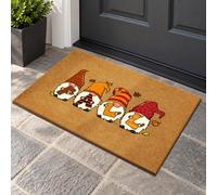 Hey There Pumpkin Welcome Mat, Natural Coir Fall Door Mat with Non-Slip Base, Hello Pumpkin Entrance Rug for Autumn Thanksgiving, Indoor Outdoor Front Door Decor (#15,45 * 70cm)