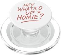 Hey What's Up Homie - Funny Retro Saying Design PopSockets PopGrip for MagSafe