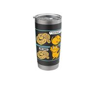 Hey Why Do They Call You Lizard Herpetologist Bearded Dragon Stainless Steel Insulated Tumbler