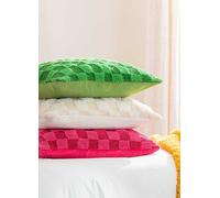 Heya Home Check It Boucle 45x45cm Cushion Cream