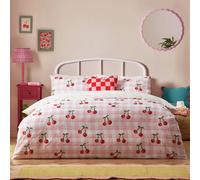 Heya Home Cherry Gingham Pink Bedding Set - Single