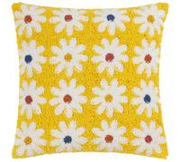 Heya Home Daisy Floral Knitted Feather Filled Cushion