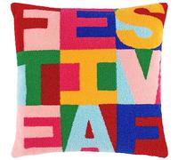 Heya Home Festive-Val Festive Cushion Case,Multicolor,43 x 43 cm