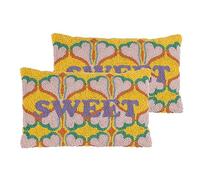 Heya Home Sweet Polyester Filled Cushions Twin Pack