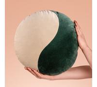 Heya Home Unity 100% Cotton Velvet Ready Filled Cushion in Blue | Size: 40 cm x 40 cm Heya Home Blue 40 cm x 40 cm