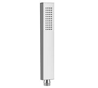 Heyalan Hand Shower Wand Handheld Shower Spray SUS304 Stainless steel Single Function Handheld Shower High Pressure Luxury Hand Shower Head,Straight,Polished Chrome