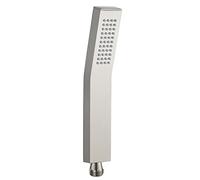 Heyalan Hand Shower Wand Handheld Shower Spray SUS304 Stainless steel Single Function Handheld Shower High Pressure Luxury Hand Shower Head,Curved,Brushed Nickel