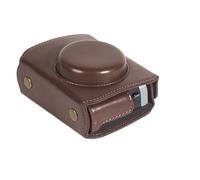 HEYBB Camera Bag Black Brown Handbag Fashion Retro Leather Solid Color Protective Cover Fit For Canon G7 X2 G7X III G7X3 Camera bag (Color : 3)