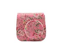HEYBB Camera Bag Flower PU Leather Instant Camera Accessories Shoulder Bag Protective Case Protective Case Bag Gift Fit For Fujifilm Fit For Mini 9 8 Camera bag (Color : C)