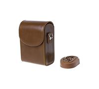 HEYBB Camera Bag PU Leather Protective Case With Shoulder Strap Fit For Sony HX60/HX50 Fit For Canon G9X SX700 SX170 S90 S110 S120 G7X G7Xii Camera bag (Color : Auburn)