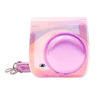 HEYBB Camera Bag Transparent Holographic Laser Instant Camera Shoulder Strap Bag Protective Cover Bag Fit For Fujifilm Mini 11 9 8 Camera bag