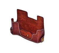 HEYBB Camera Base Camera Bag Base Leather Case Half Sleeve With Protection, Shockproof And Durable Camera Case Accessories Fit For EM10 II III Camera bag (Color : Coffee)
