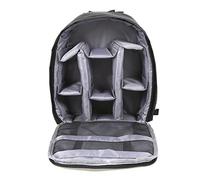 HEYBB Digital SLR Camera Bag Outdoor Small Camera Video Backpack Waterproof Multifunctional Breathable Camera Bag Camera bag (Color : Seize If Grey)