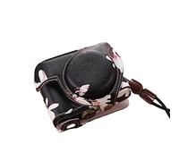 HEYBB Durable And Exquisite Retro Leather Solid Color Protective Cover Camera Dedicated Camera Bag Handbag Protective Cover Fit For Sony ZV1 Camera bag (Color : 4)