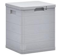 heybb Garden Storage Box 90 L Light Grey,Outdoor Garden Storage Box, Waterproof Box, Outside Storage Box, Outdoor Storage Box