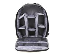HEYBB Multi-functional Waterproof Dslr Camera Photo Lens Bag Backpack Knapsack Large Capacity Portable Travel For Outside Photography Camera bag (Color : Type 2-Grey)