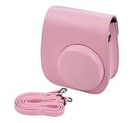 HEYBB Portable Camera Bag Bag Bag PU Leather Belt Shoulder Strap Fit For Fujifilm Fit For Fuji Mini 11 Camera bag (Color : Roze)