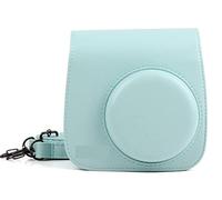 HEYBB PU Leather Camera Bag Shoulder Strap Camera Accessory Bag Protective Cover Protective Cover Bag Fit For Fujifilm Mini 9 Instant Camera bag (Color : D)