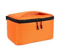 HEYBB SLR Camera Bag With PartitionMultifunctional Waterproof Outdoor Video Digital Portable Camera Bag SLR Camera Bag Fit For Nikon Fit For Canon Camera bag (Color : Orange M 14x26x15cm)