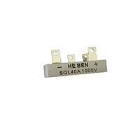 HEYBB Three-phase Rectifier Bridge Rectifier SQL40A 1000V Metal Case Bridge Rectifier 32 * 60mm Ballast