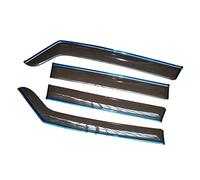 HEYCE 4 pieces Acrylic Glass Premium Quality Wind Deflector Car Rain Deflector Rain Cover Smoke Gray for Jeep Renegade 2015-2019 Front and Rear Side Windows