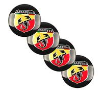 HEYCE 4 x 56mm Logo Wheel Centre Cover Badge Logo Stickers Suitable for R-enault, 3D Wheel Center Hub Caps Car Logo Stickers